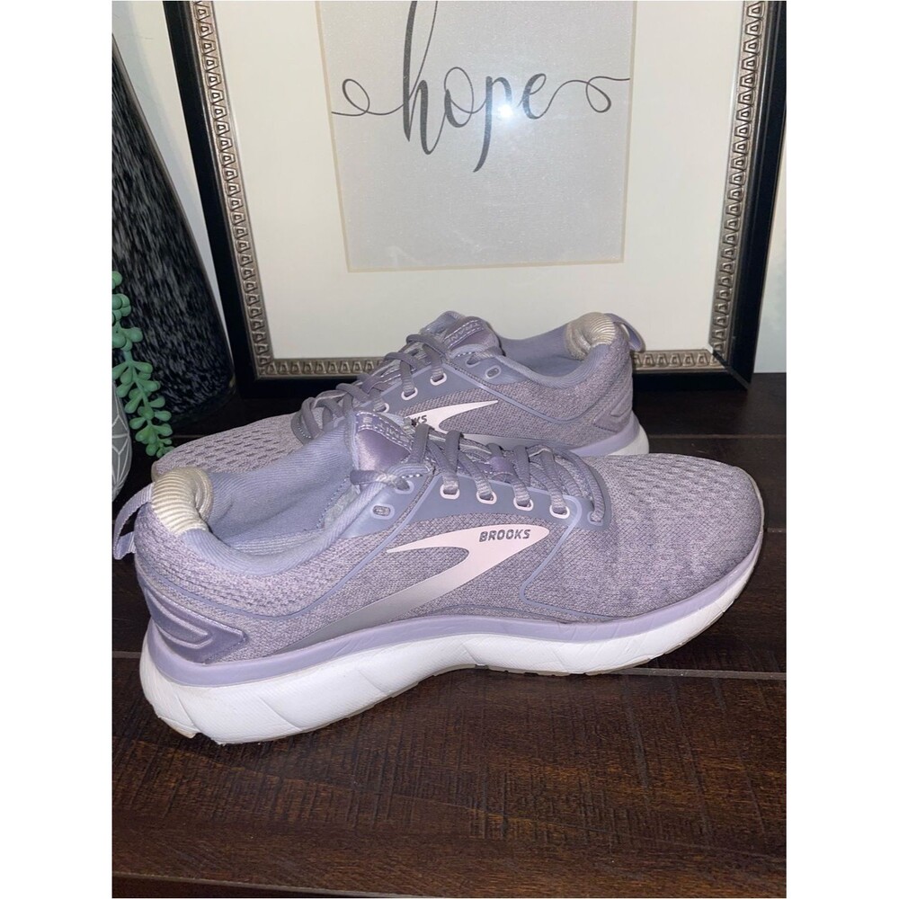 Brooks Transmit 3 Lavender Light Pink Running Sneakers Size 9.5 - Picture 10 of 15